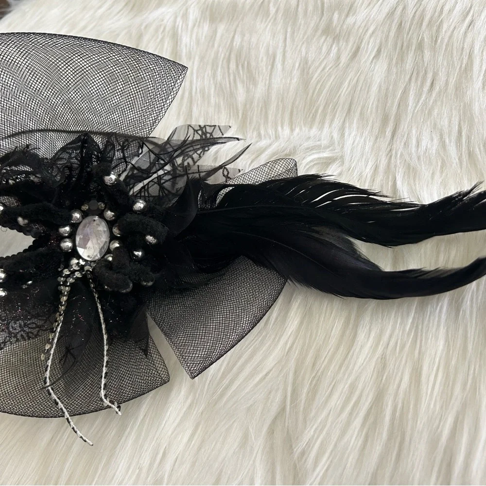 Pier 1 Imports Masquerade Mark with jewels and feathers